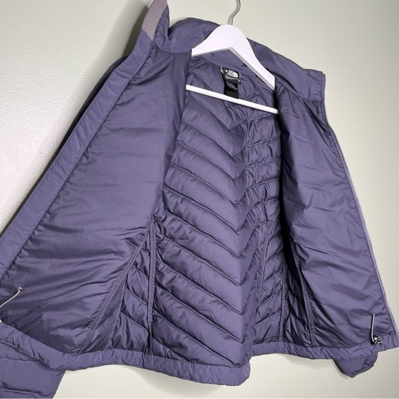 The North Face Women’s 550 Flare Goose Down Full Zip Jacket Dark Purple Blue XS‎ - Picture 4 of 12